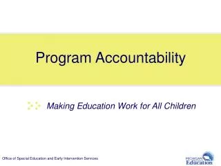 Program Accountability