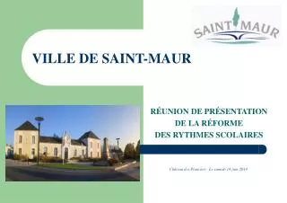 ville de saint maur