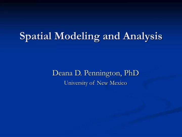 deana d pennington phd university of new mexico