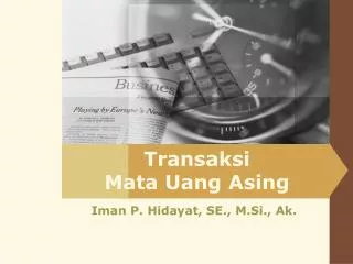 transaksi mata uang asing