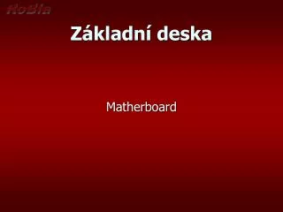 z kladn deska