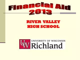 Financial Aid 2013
