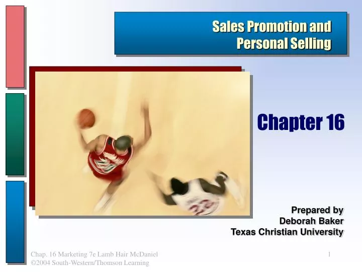 sales promotion and personal selling