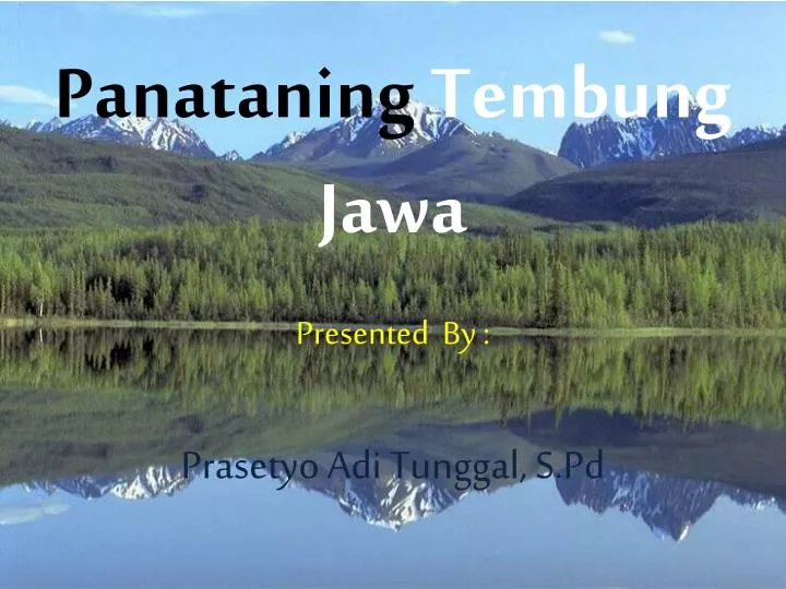 panataning tembung jawa