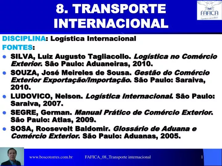 8 transporte internacional