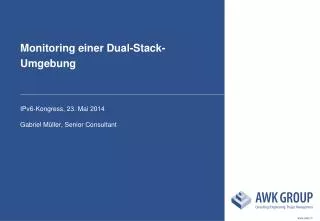 monitoring einer dual stack umgebung