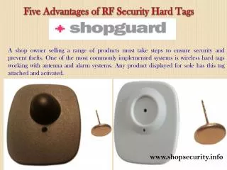 Five advantages of RF Security Hard Tags