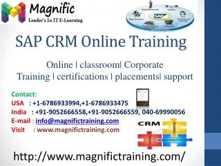 sap crm online training in mumbai