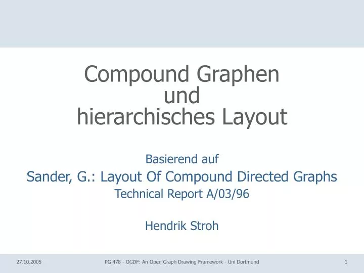 compound graphen und hierarchisches layout