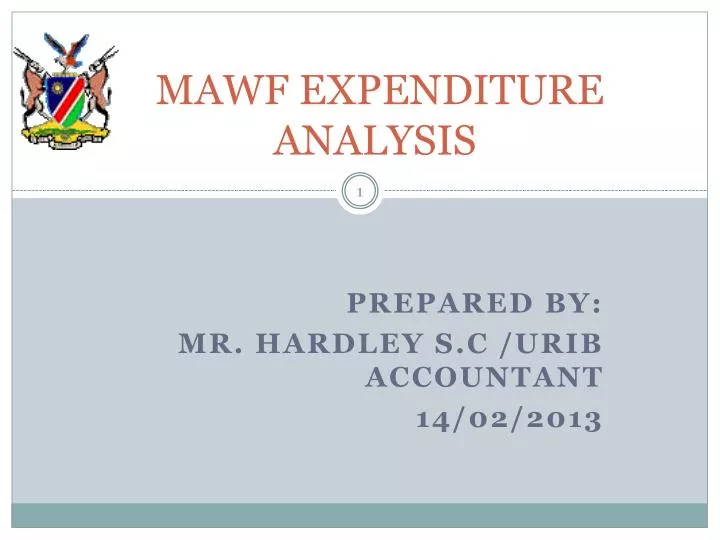 mawf expenditure analysis