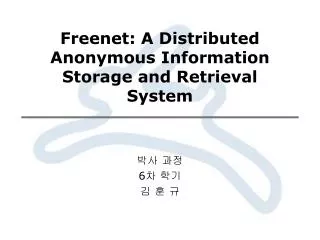 Freenet: A Distributed Anonymous Information Storage and Retrieval System