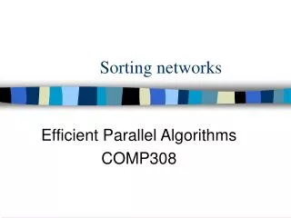 Sorting networks