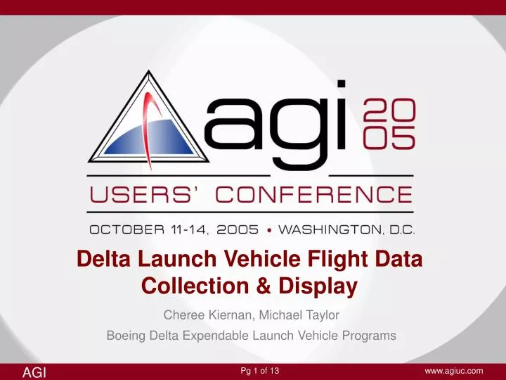 delta launch vehicle flight data collection display