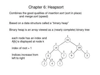 Chapter 6: Heapsort