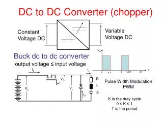 DC to DC Converter (chopper)