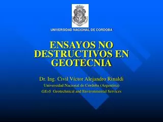 ensayos no destructivos en geotecnia