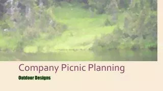 Company Picnic Planning