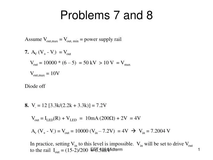 problems 7 and 8