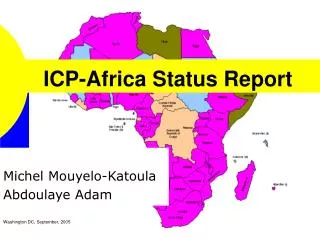 ICP-Africa Status Report