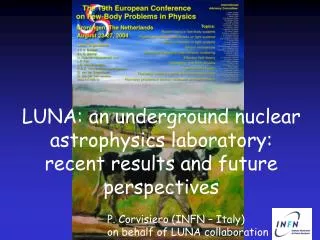 LUNA: an underground nuclear astrophysics laboratory: recent results and future perspectives