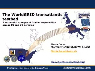 The WorldGRID transatlantic testbed A successful example of Grid interoperability