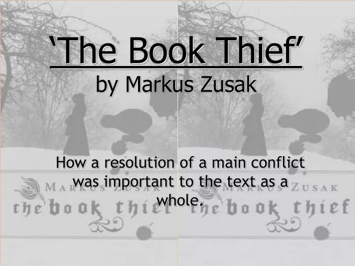the book thief by markus zusak