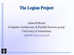 The Legion Project - slide 1