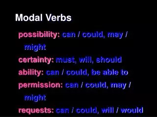 modal verbs