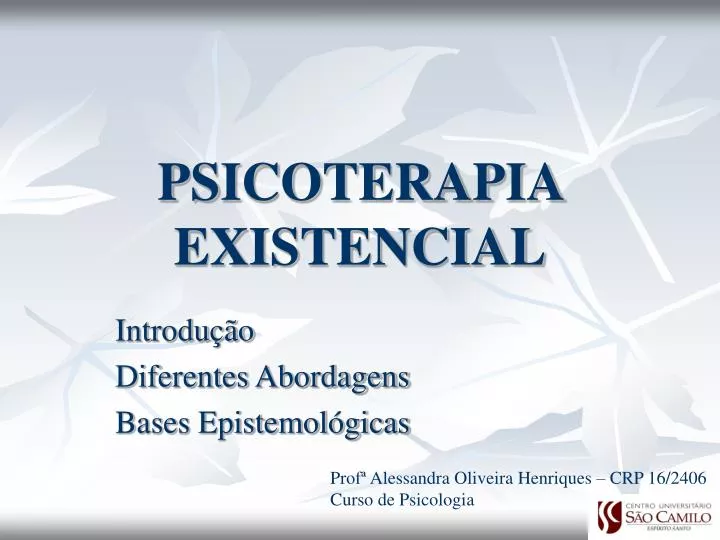 psicoterapia existencial