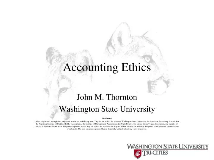 accounting ethics