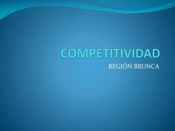 competitividad