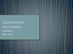 SYSTEMATICS/ TAXONOMY - slide 1