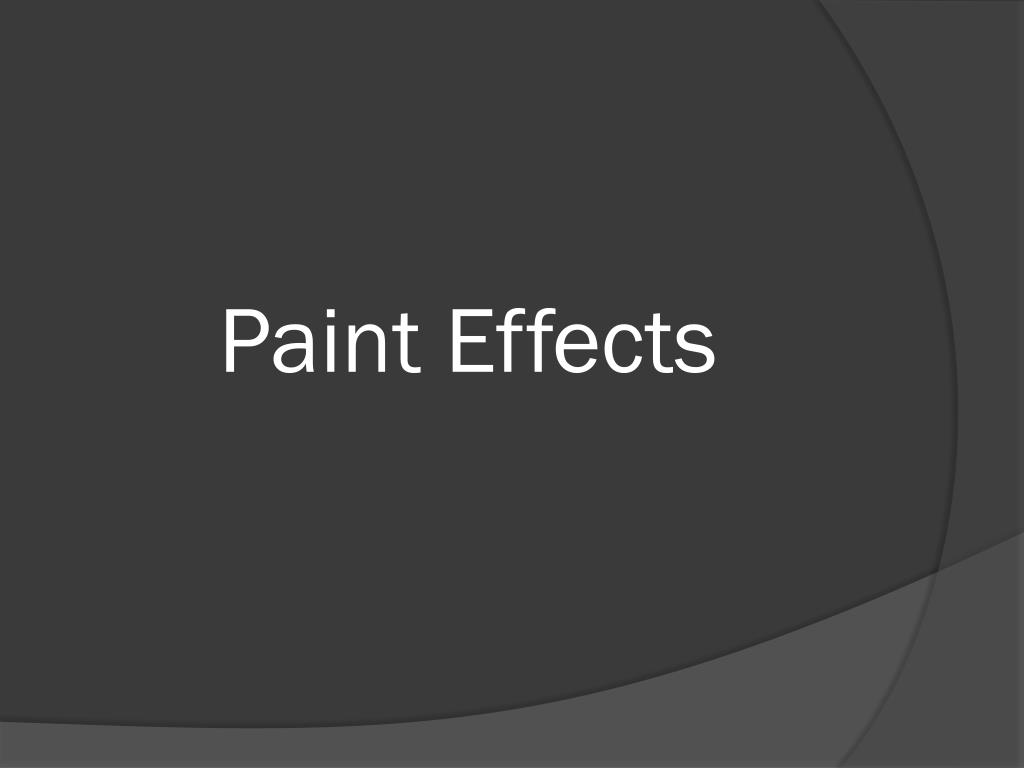 Paint Effect Powerpoint PPT - Paint Effects PowerPoint Presentation, free download - ID:4247552
