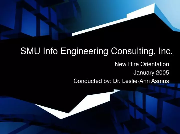 smu info engineering consulting inc