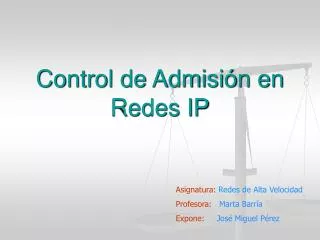 control de admisi n en redes ip