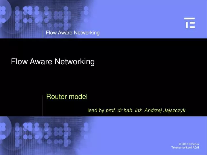 flow aware networking
