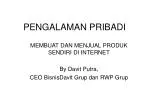 PENGALAMAN PRIBADI - slide 1
