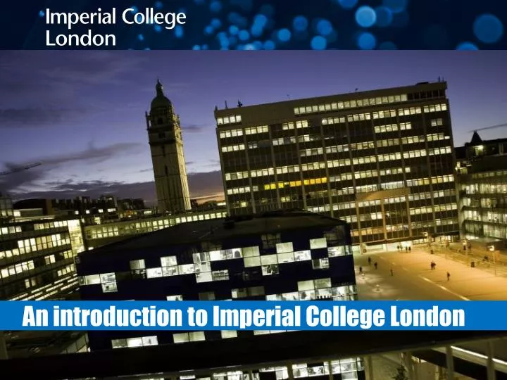 an introduction to imperial college london