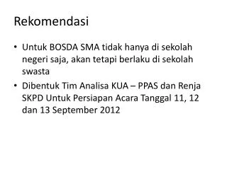 rekomendasi
