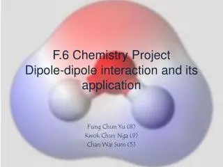 F.6 Chemistry Project Dipole-dipole interaction and its application