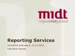 Reporting Services - slide 1