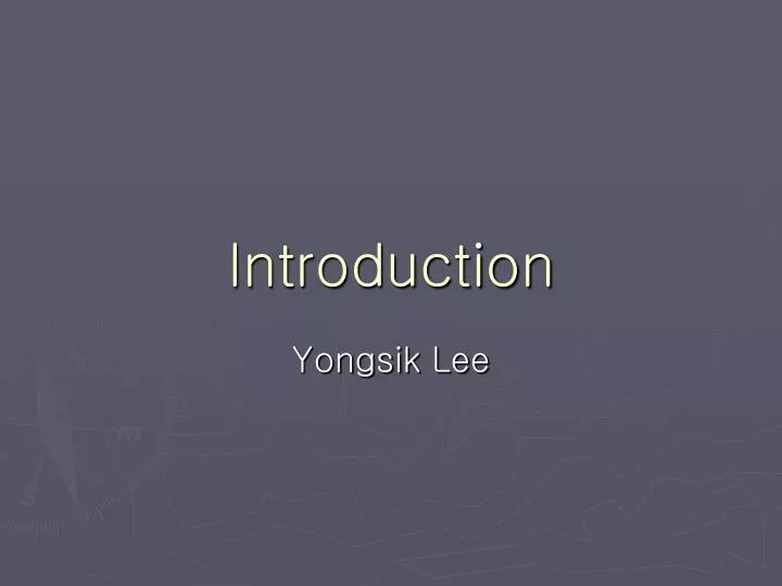 introduction