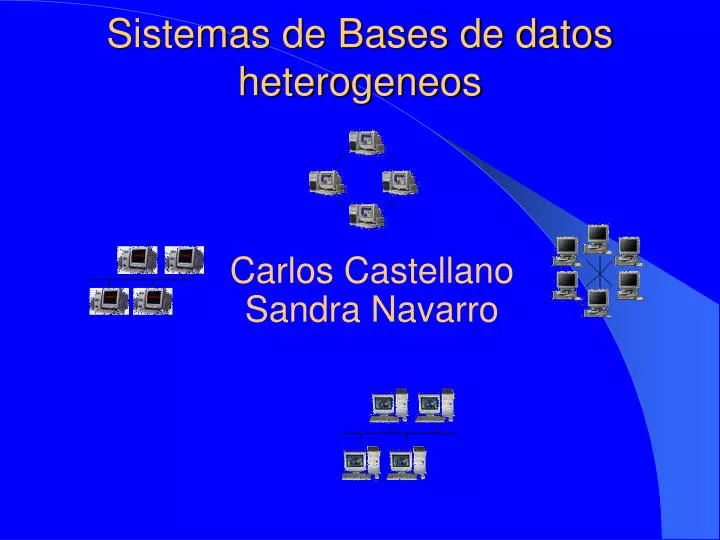 sistemas de bases de datos heterogeneos