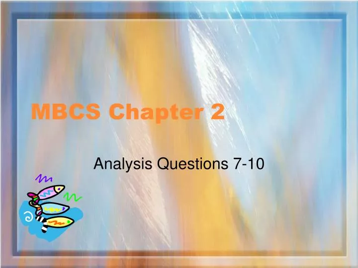 mbcs chapter 2