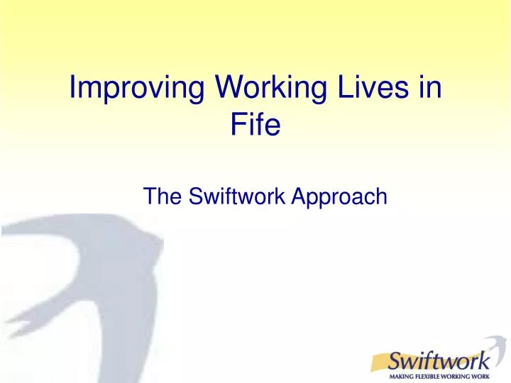 improving working lives in fife