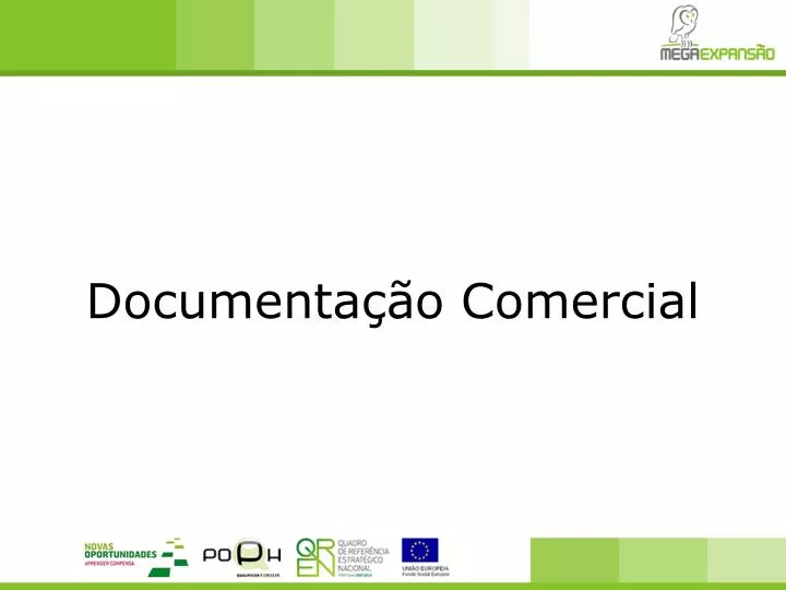 documenta o comercial