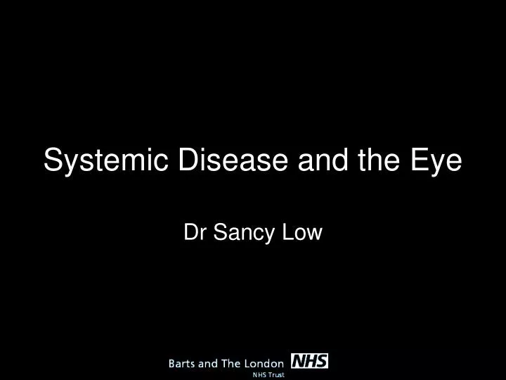 systemic disease and the eye