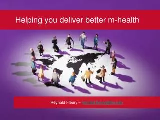 Helping you deliver better m-health