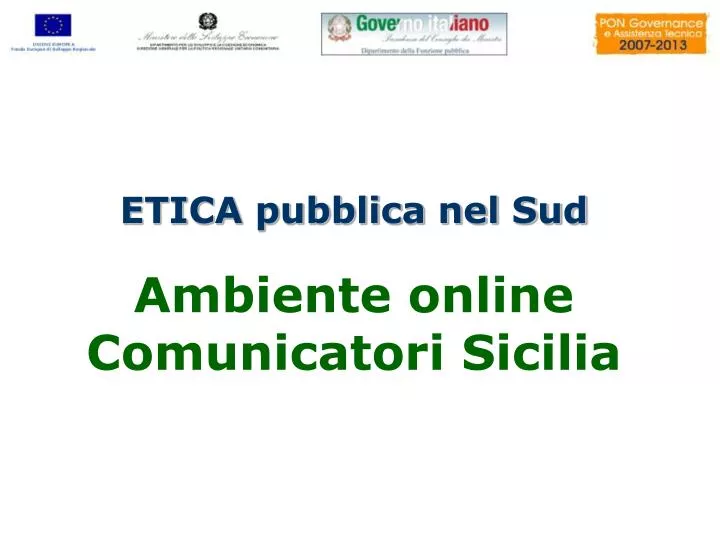 ambiente online comunicatori sicilia