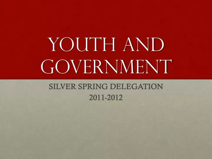 youth and government
